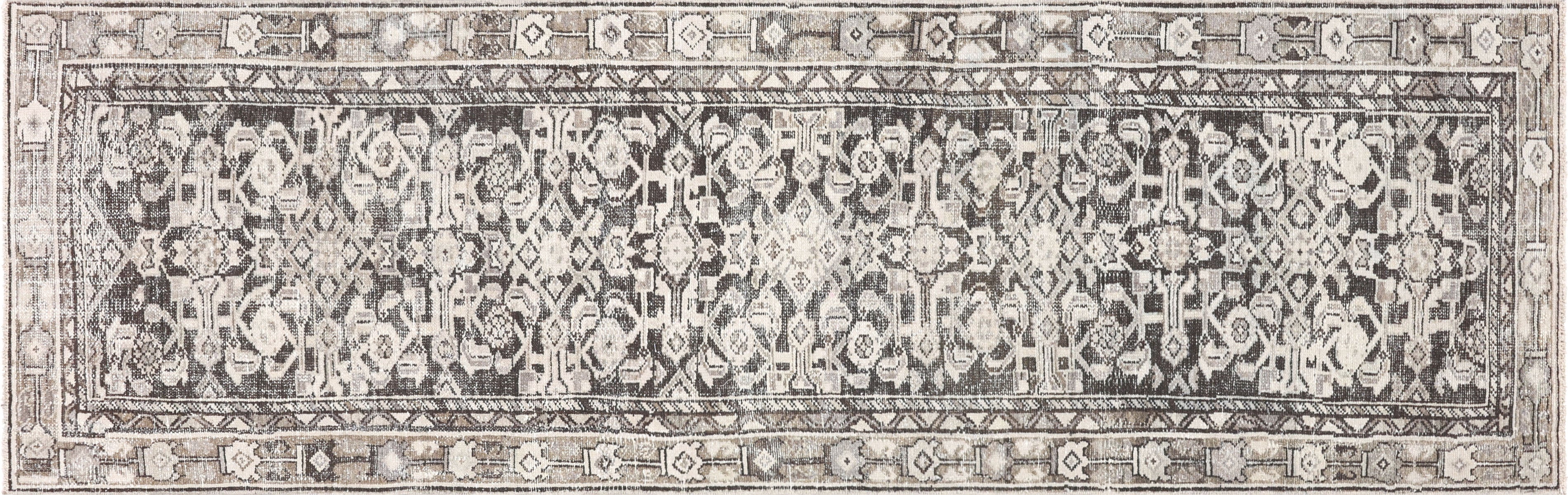 Semi Antique Persian Melayer Rug - 2'10" x 9'9" - 240256