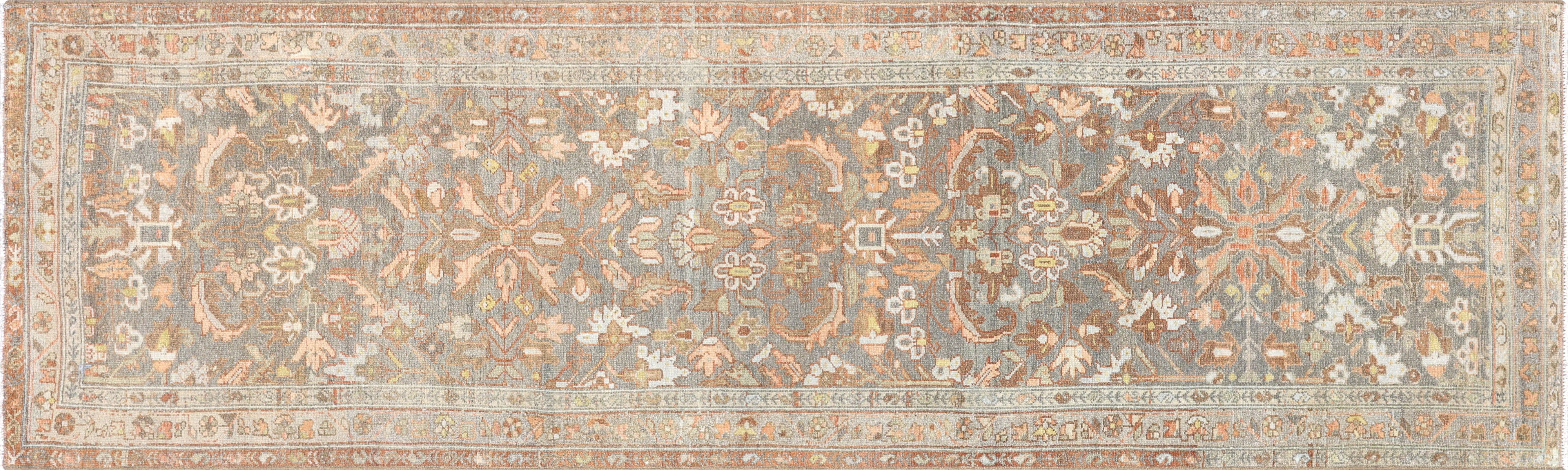 Semi Antique Persian Melayer Rug - 2'11" x 10'1" - 240259