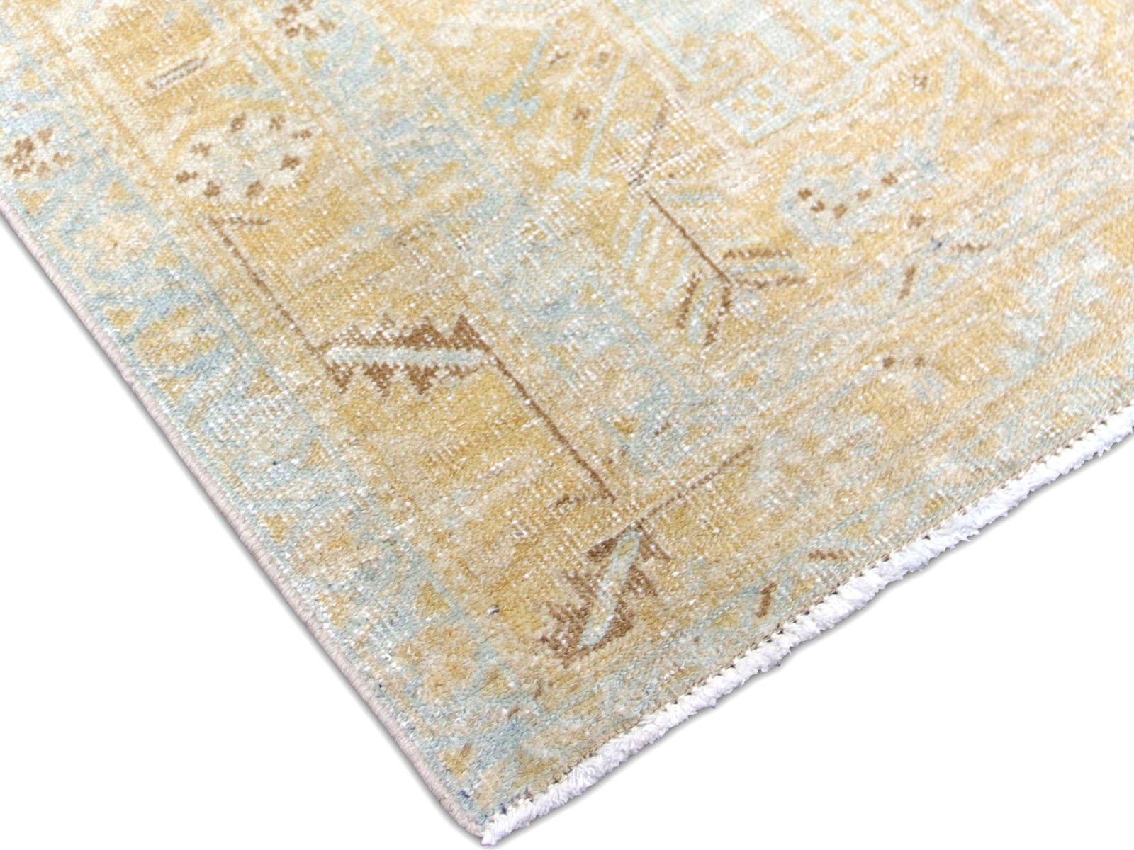 Semi Antique Persian Heriz Rug - 3'0" x 14'0" - 240260