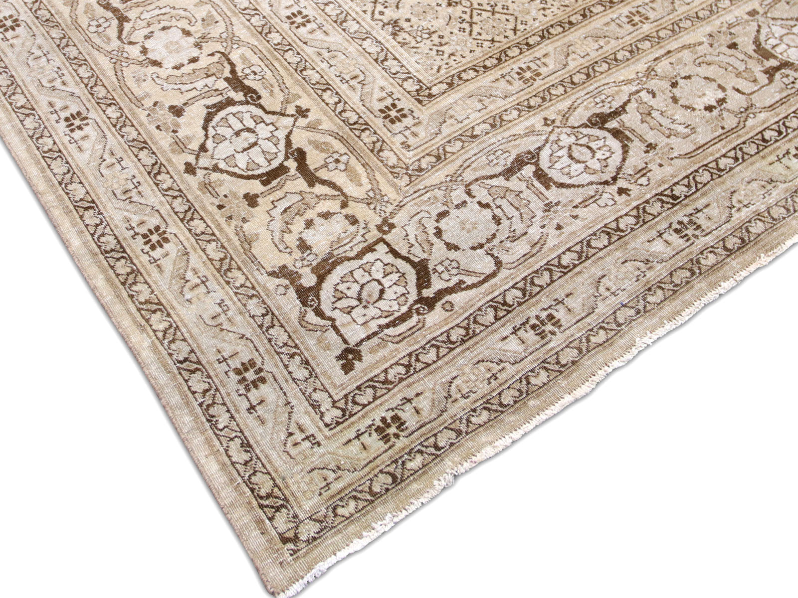 Antique Persian Tabriz Rug - 13'10" x 18'1" - 240264