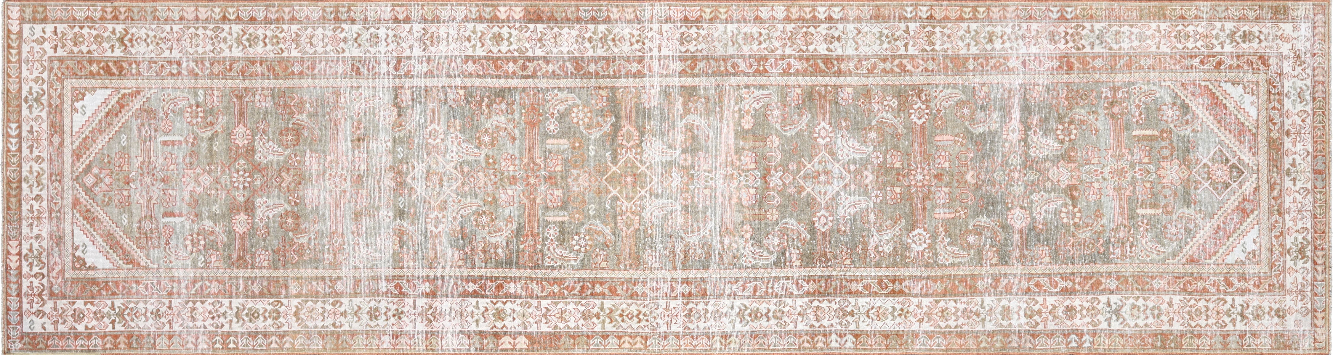 Antique Persian Melayer Rug - 3'2" x 13'3" - 240266