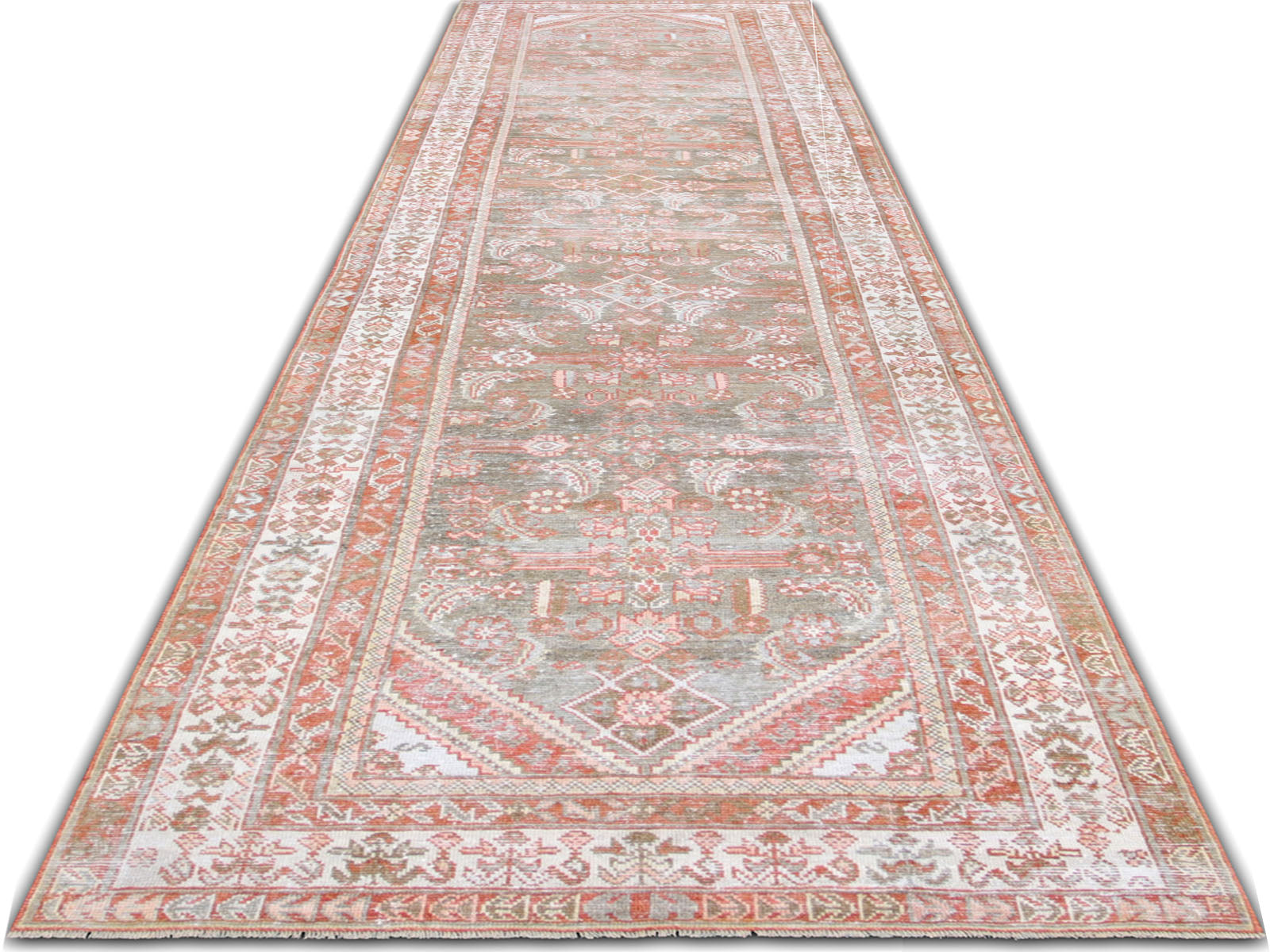 Antique Persian Melayer Rug - 3'2" x 13'3" - 240266