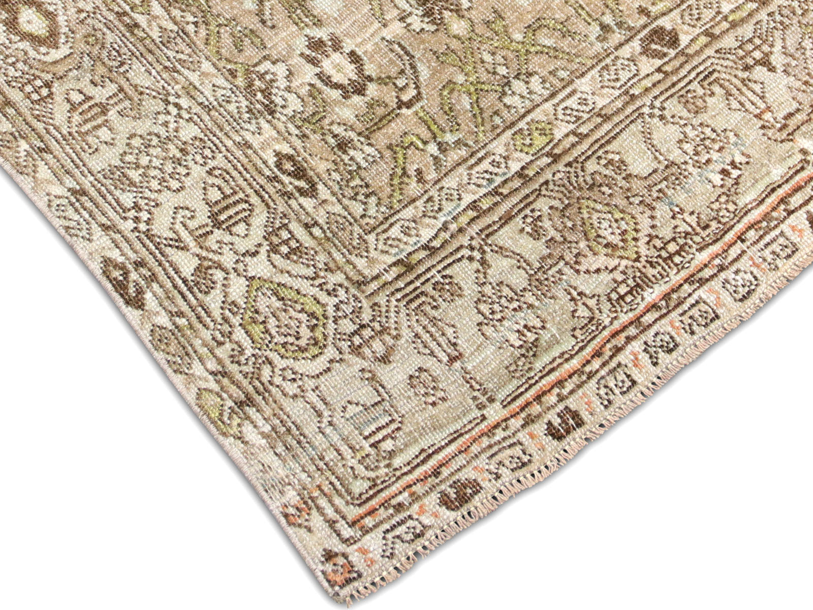 Antique Persian Bijar Rug - 3'8" x 7'0" - 240272
