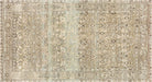 Antique Persian Bidjar Rug in Taupe,Beige tones and an Herati,All Over pattern. Measuring 3 feet 8 inches x 7 feet 0 inches – SKU 240272