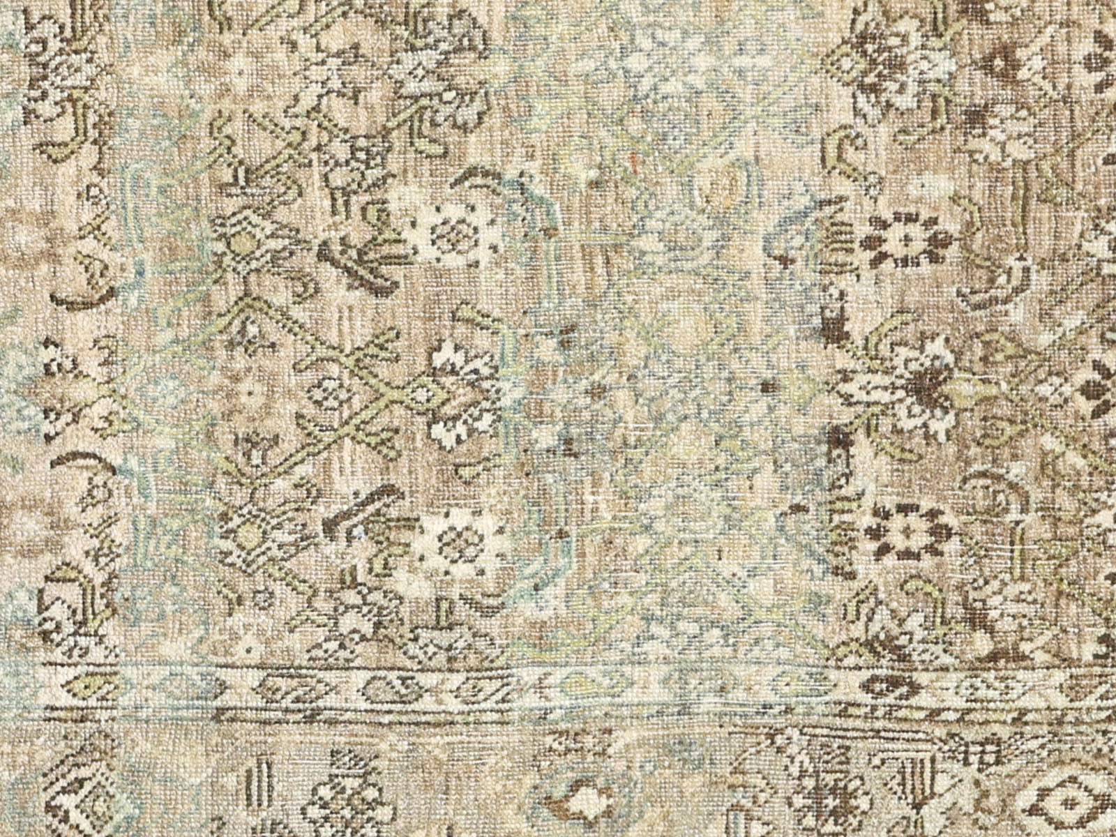 Antique Persian Bijar Rug - 3'8" x 7'0" - 240272