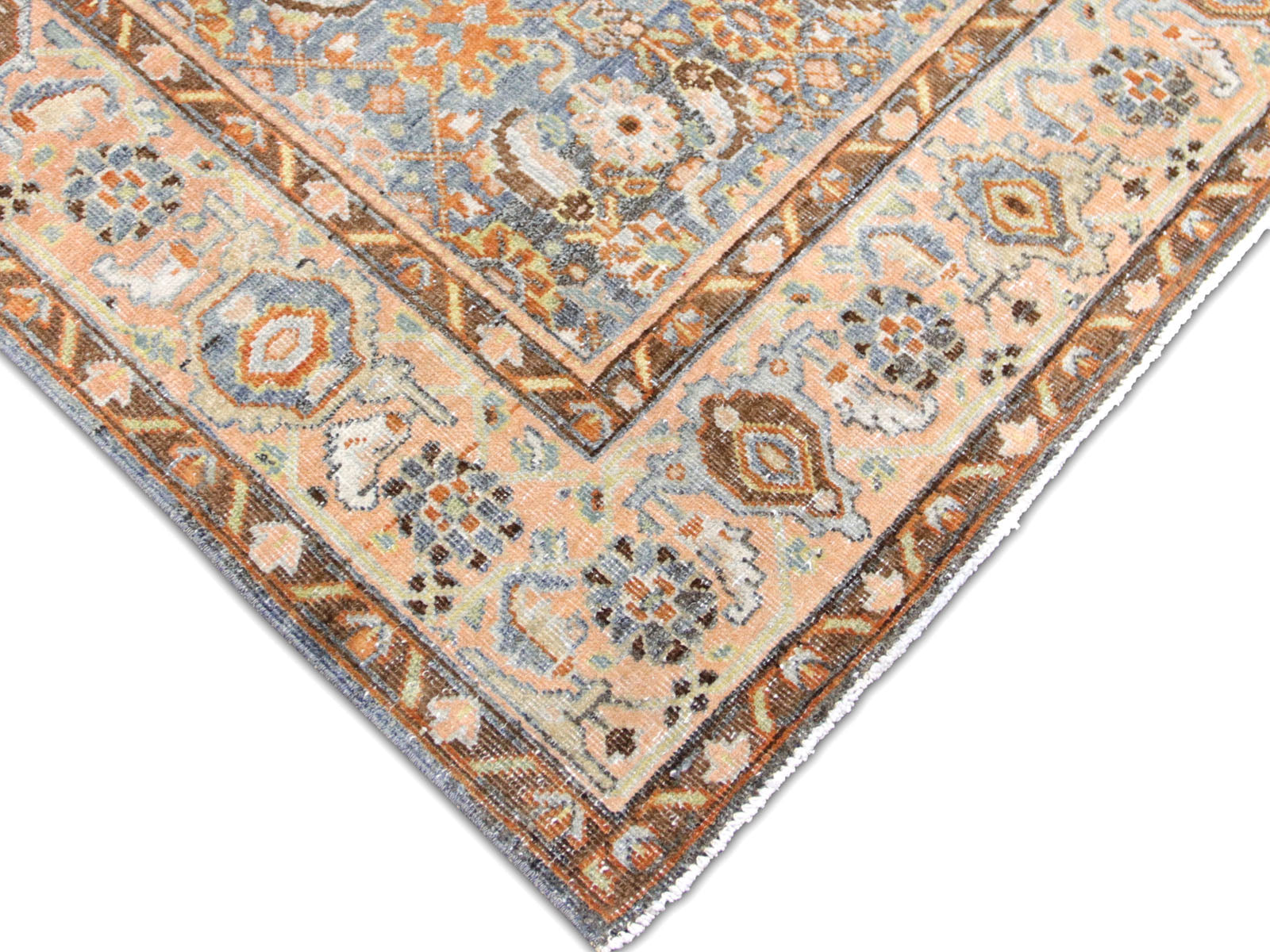 Semi Antique Persian Bijar Rug - 3'8" x 13'3" - 240273