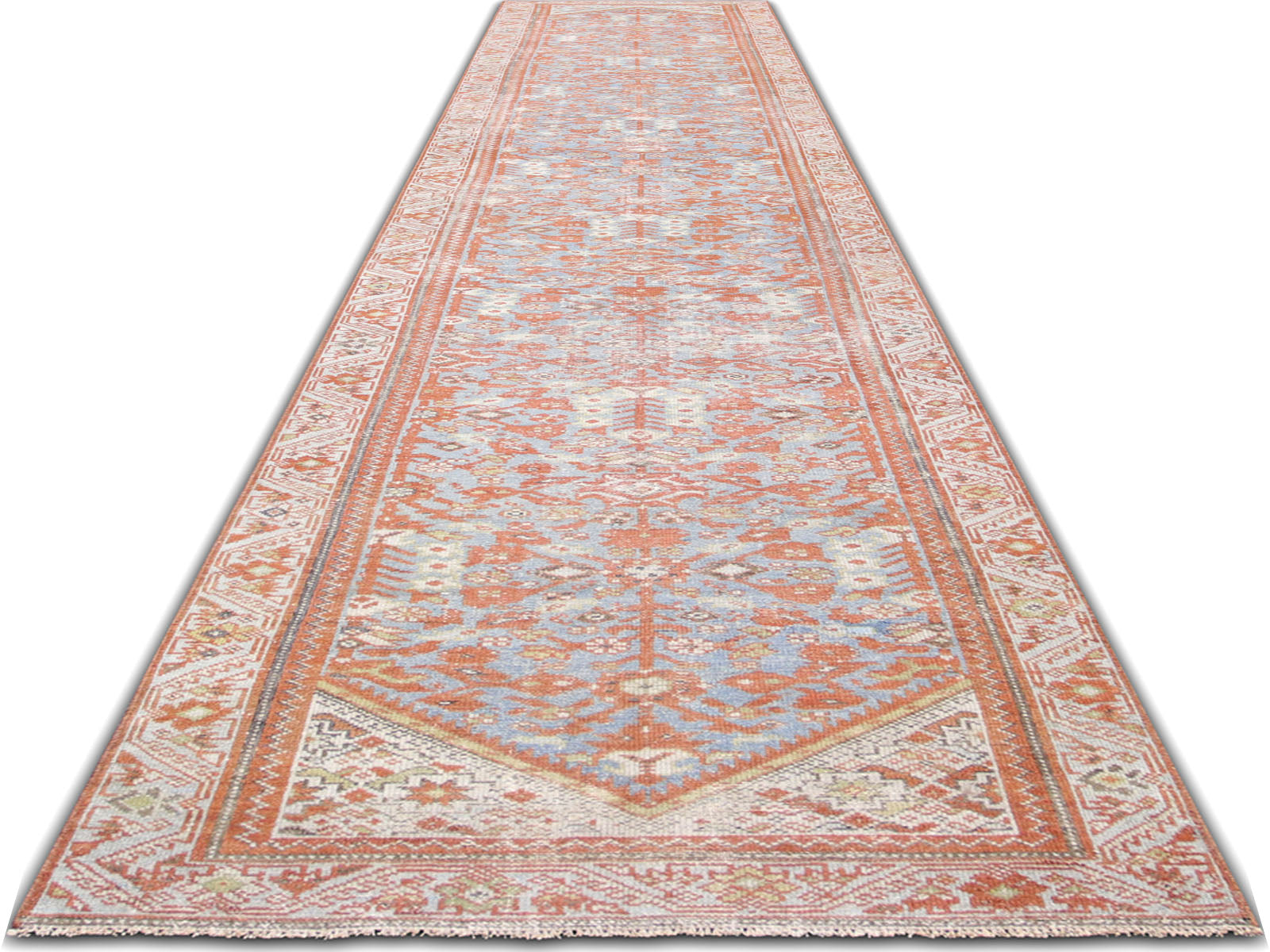 Antique Persian Melayer Rug - 2'11" x 16'4" - 240282