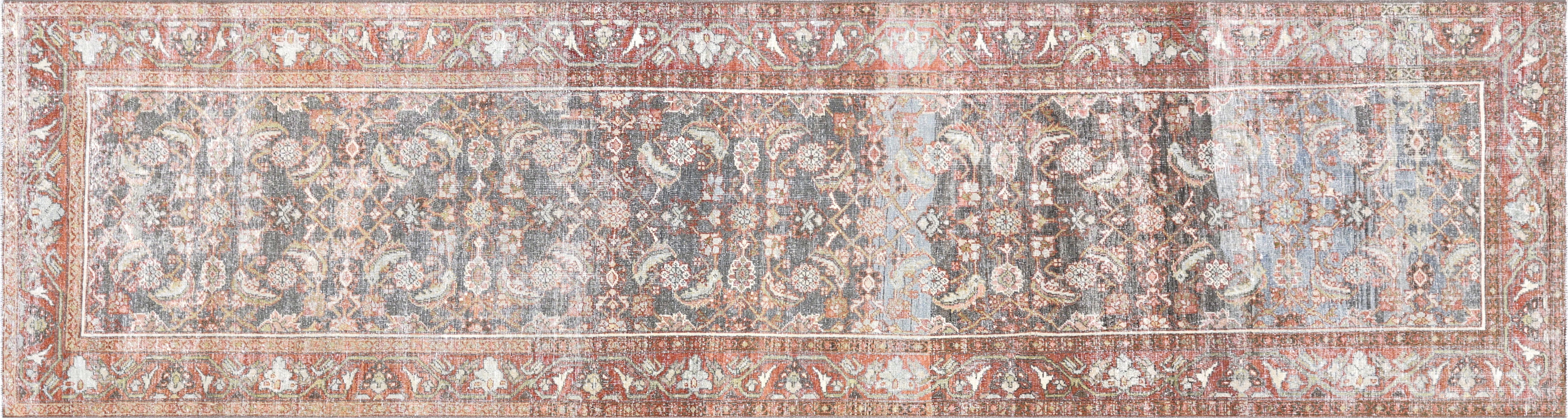 Antique Persian Melayer Rug - 3'4" x 13'2" - 240283