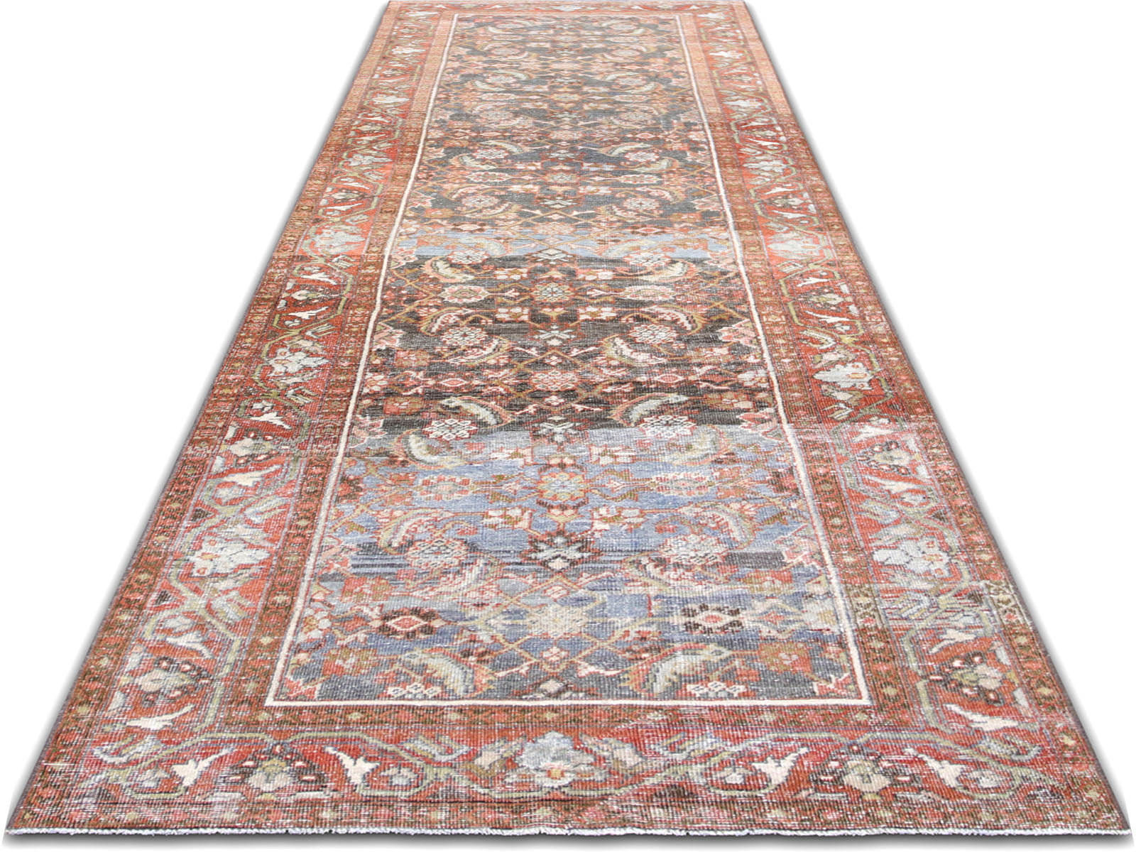 Antique Persian Melayer Rug - 3'4" x 13'2" - 240283