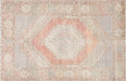 Vintage Turkish Oushak Rug in Taupe tones and an Geometrical pattern. Measuring 3 feet 8 inches x 5 feet 6 inches – SKU 240285