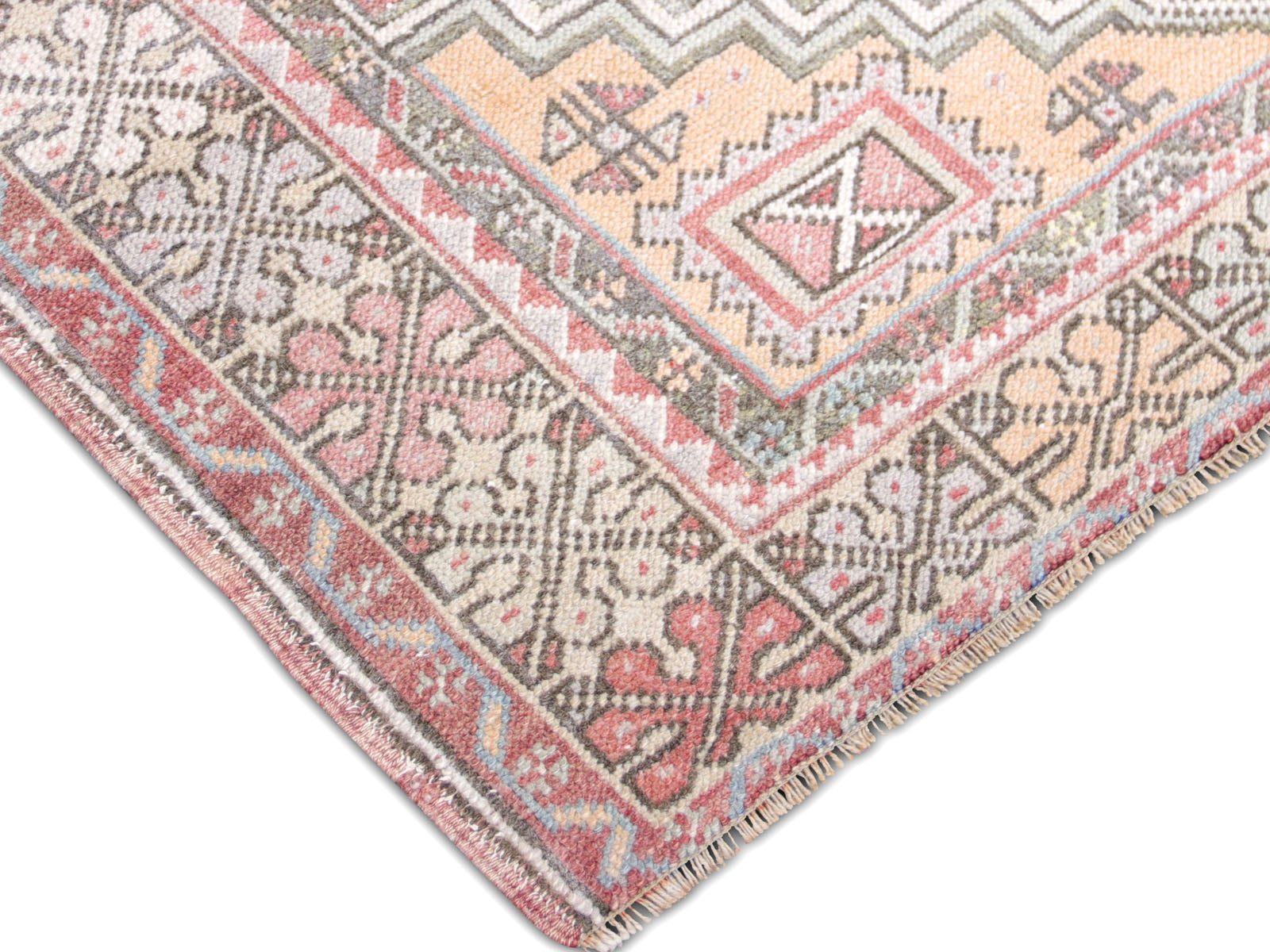 Vintage Turkish Oushak Rug - 3'9" x 5'9" - 240286