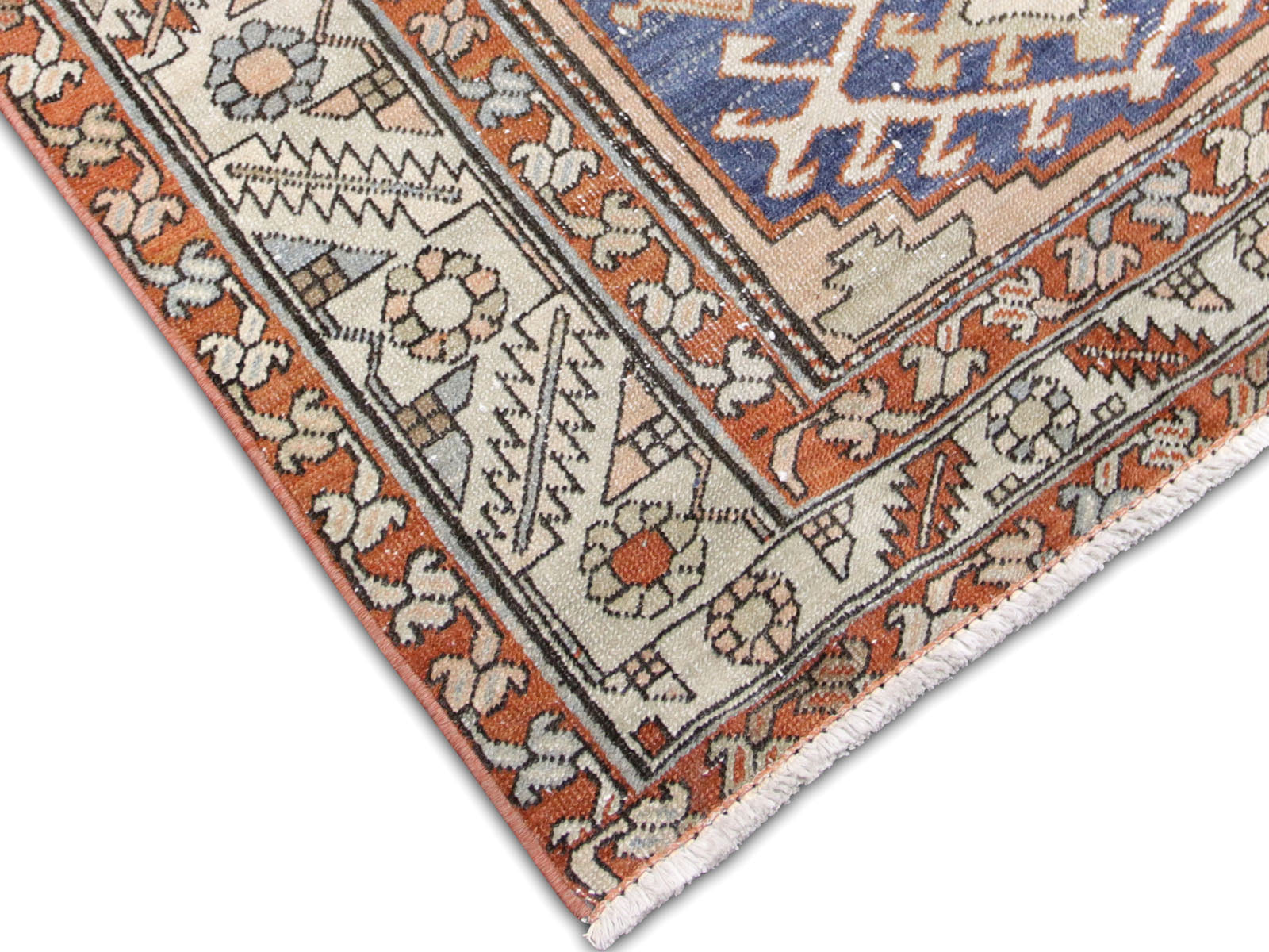 Antique Persian Heriz Rug - 3'4" x 13'3" - 240288