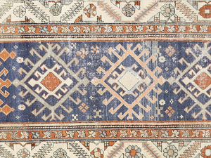 Antique Persian Heriz Rug - 3'4" x 13'3" - 240288