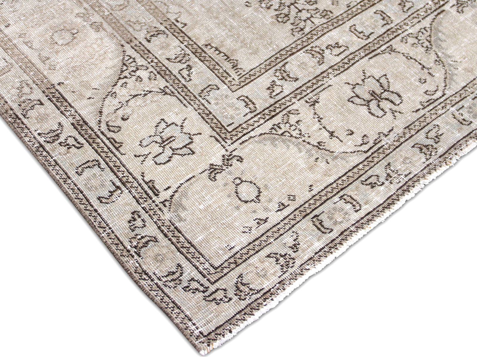 Semi Antique Persian Tabriz Rug - 7'0" x 9'9" - 240290