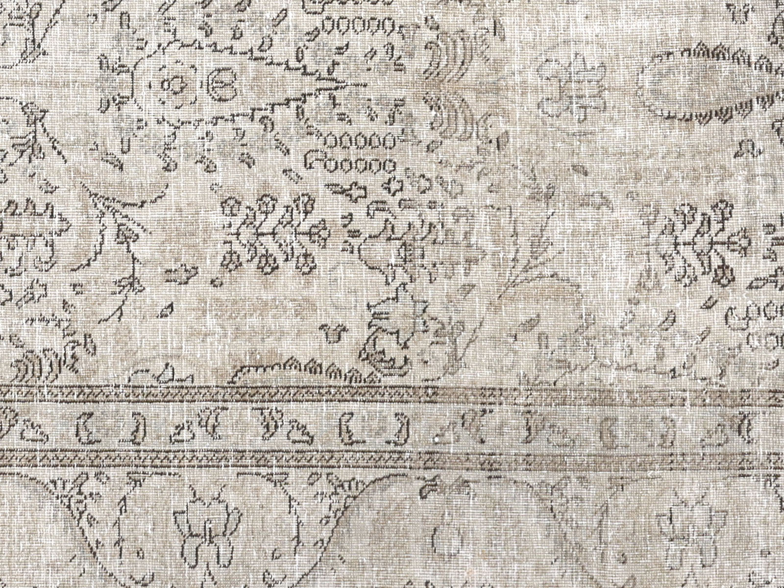 Semi Antique Persian Tabriz Rug - 7'0" x 9'9" - 240290