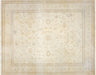 Vintage Persian Tabriz Rug in Beige,Taupe tones and an All Over pattern. Measuring 7 feet 11 inches x 10 feet 0 inches – SKU 240294