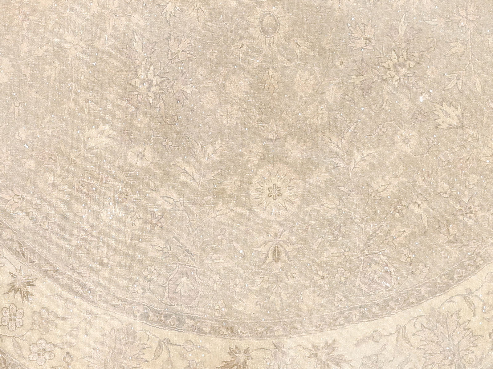 Vintage Persian Tabriz Rug - 6'5" x 6'5" - 240295