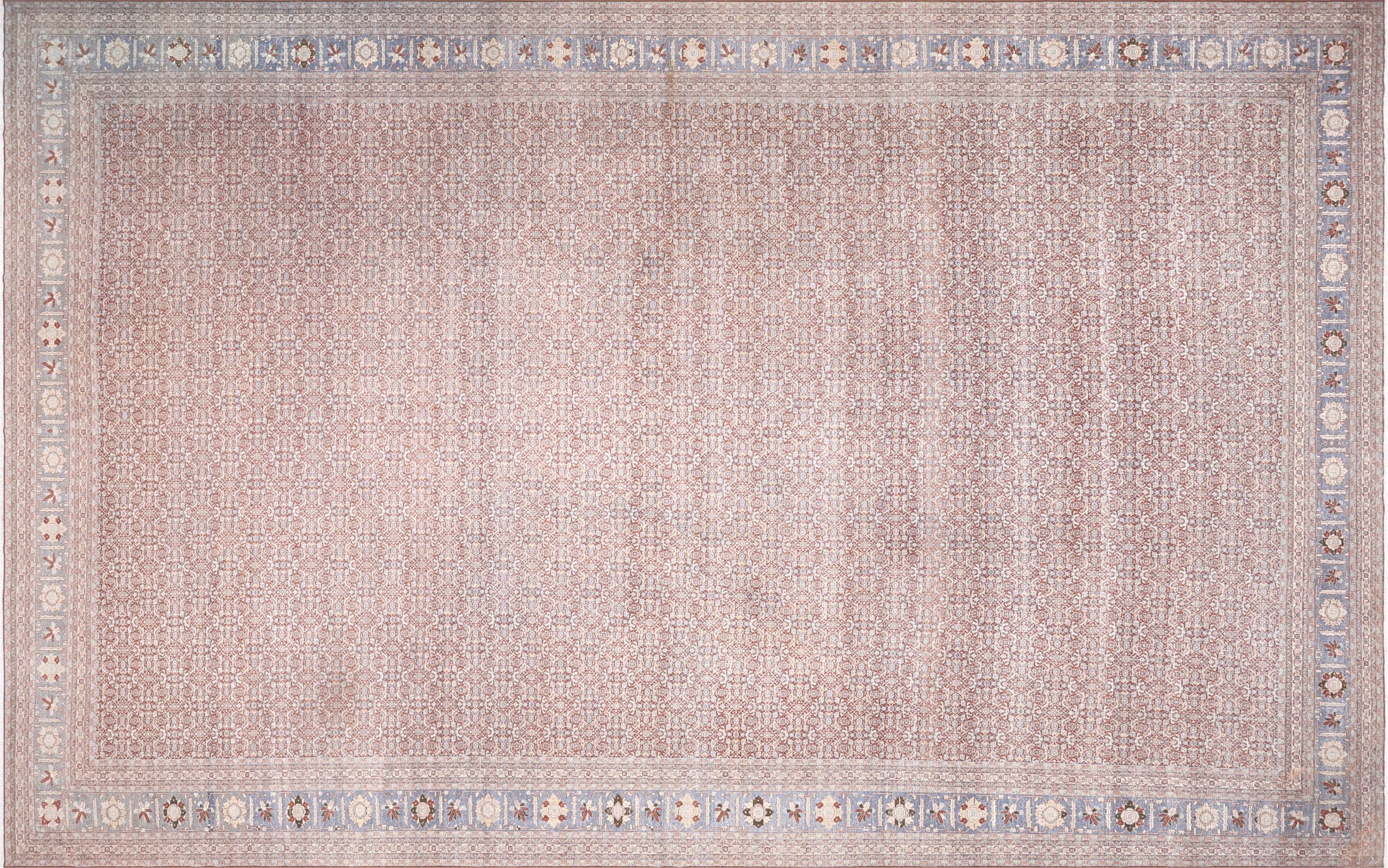 Semi Antique Persian Tabriz Rug - 14'8" x 23'6" - 240297