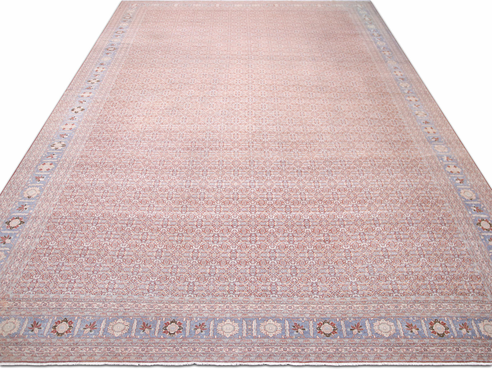 Semi Antique Persian Tabriz Rug - 14'8" x 23'6" - 240297