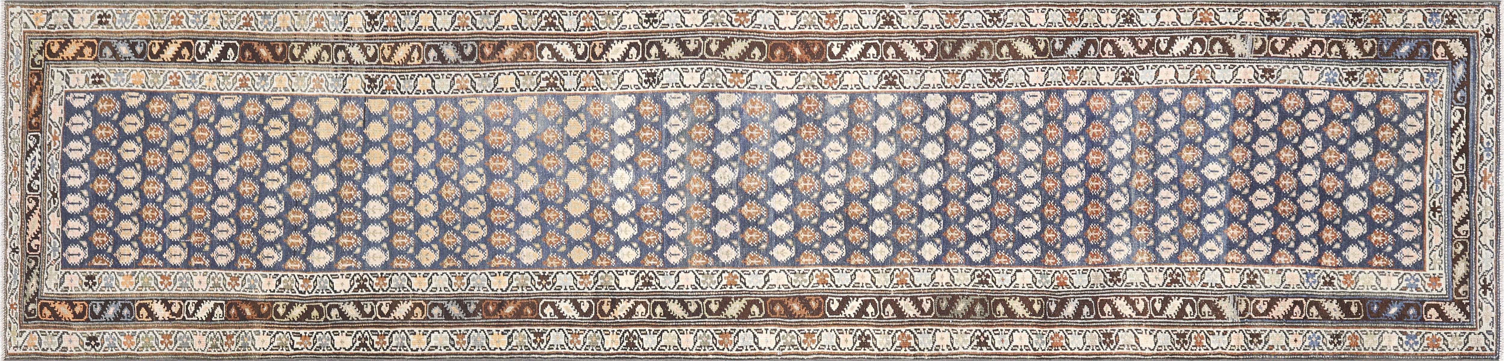 Antique Persian Melayer Rug - 3'6" x 15'7" - 240298