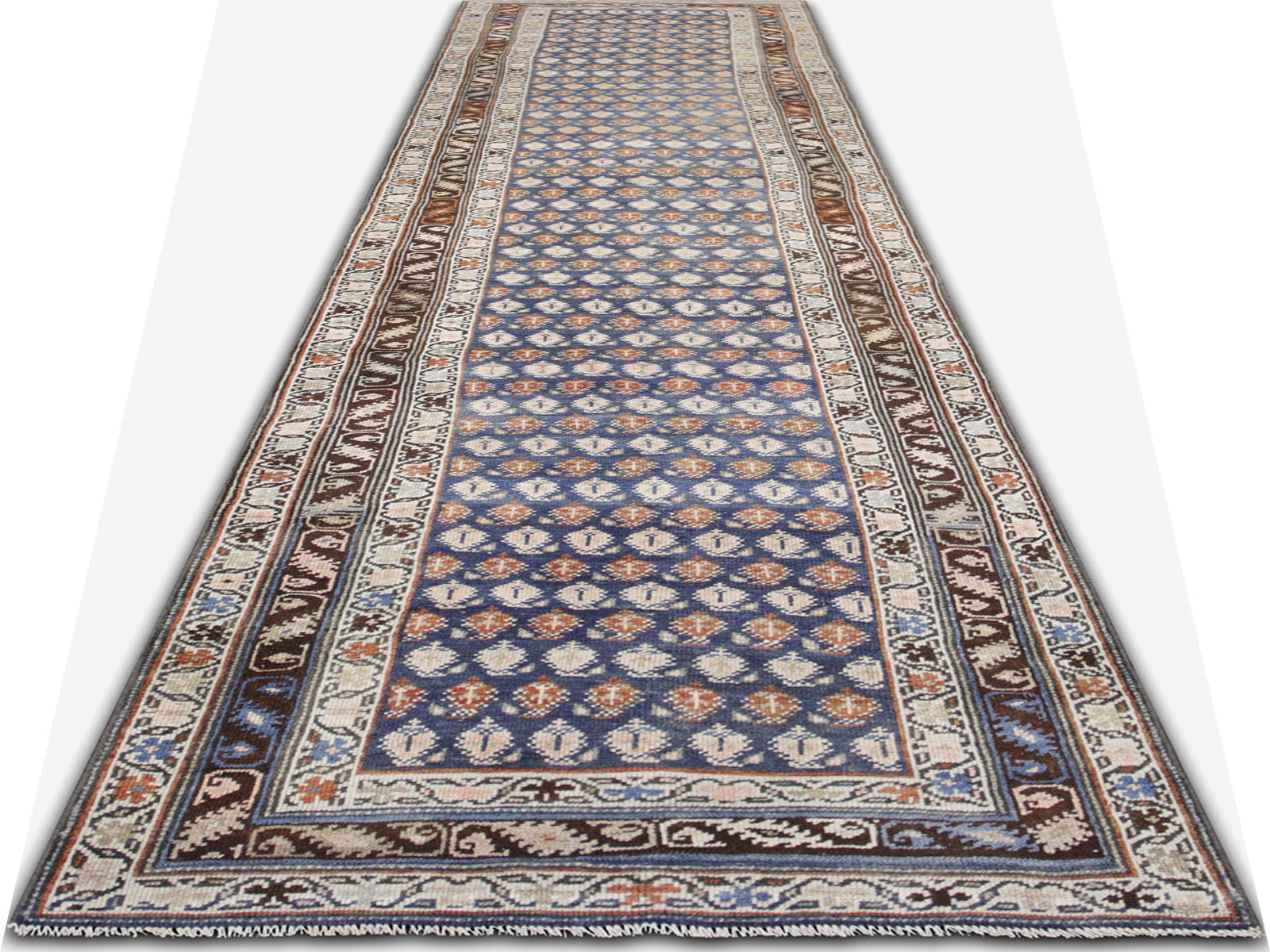 Antique Persian Melayer Rug - 3'6" x 15'7" - 240298