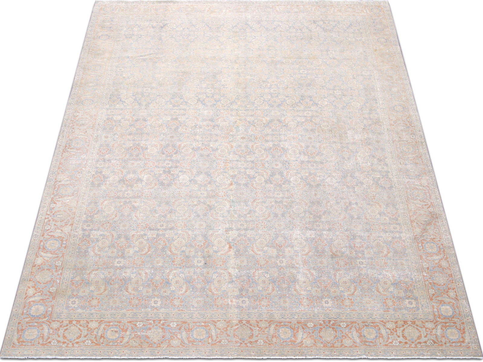 Semi Antique Persian Tabriz Rug - 8'5" x 11'4" - 240299