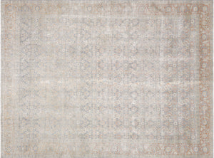 Semi Antique Persian Tabriz Rug - 8'5" x 11'4" - 240299