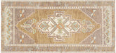 Vintage Turkish Oushak Yastic - 1'8" x 3'9"