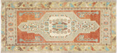 Vintage Turkish Oushak Yastic - 1'7" x 3'8"