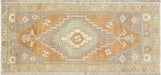 Vintage Turkish Oushak Yastic - 1'7" x 3'4"
