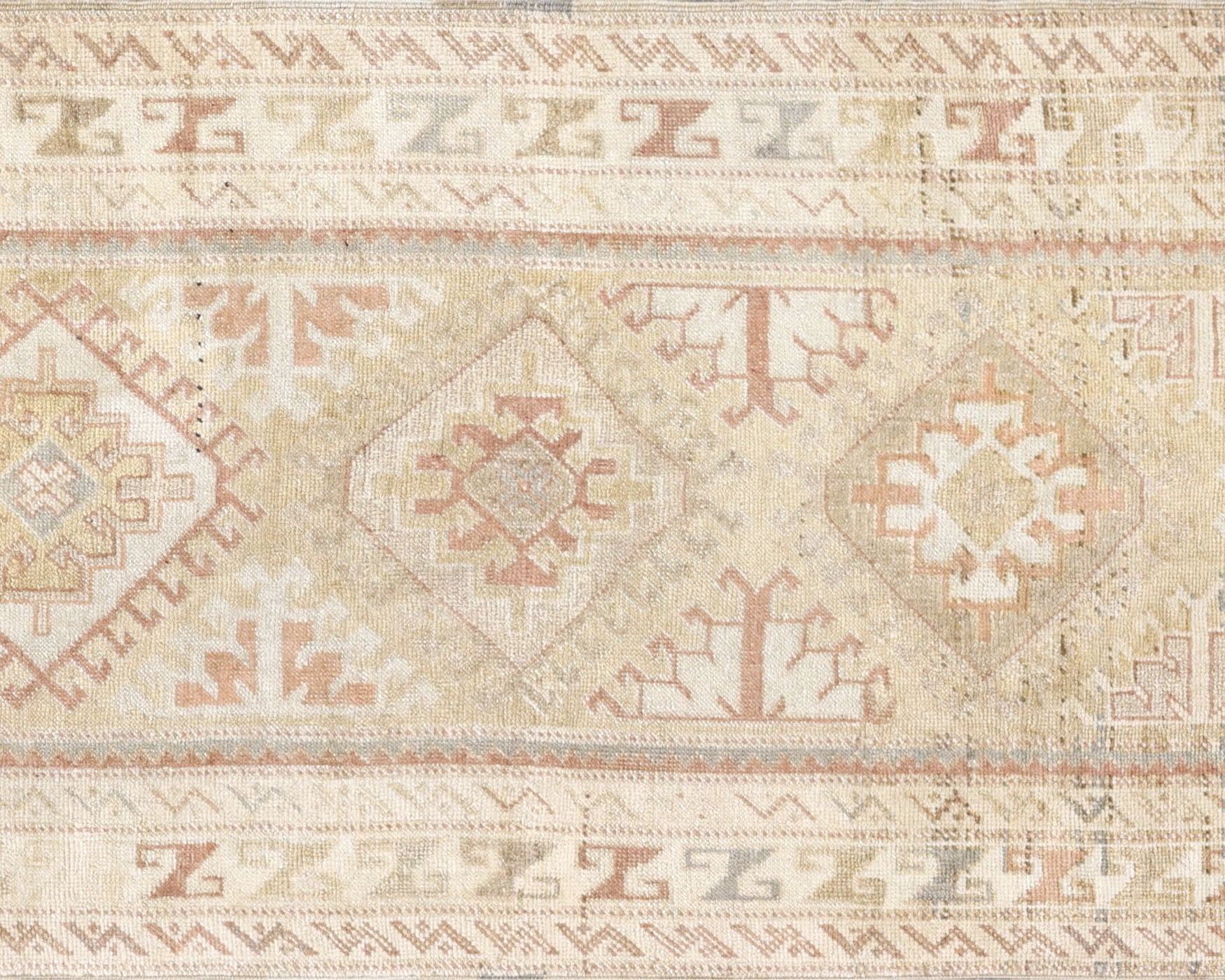 Vintage Turkish Oushak Runner - 2'6" x 14'6"
