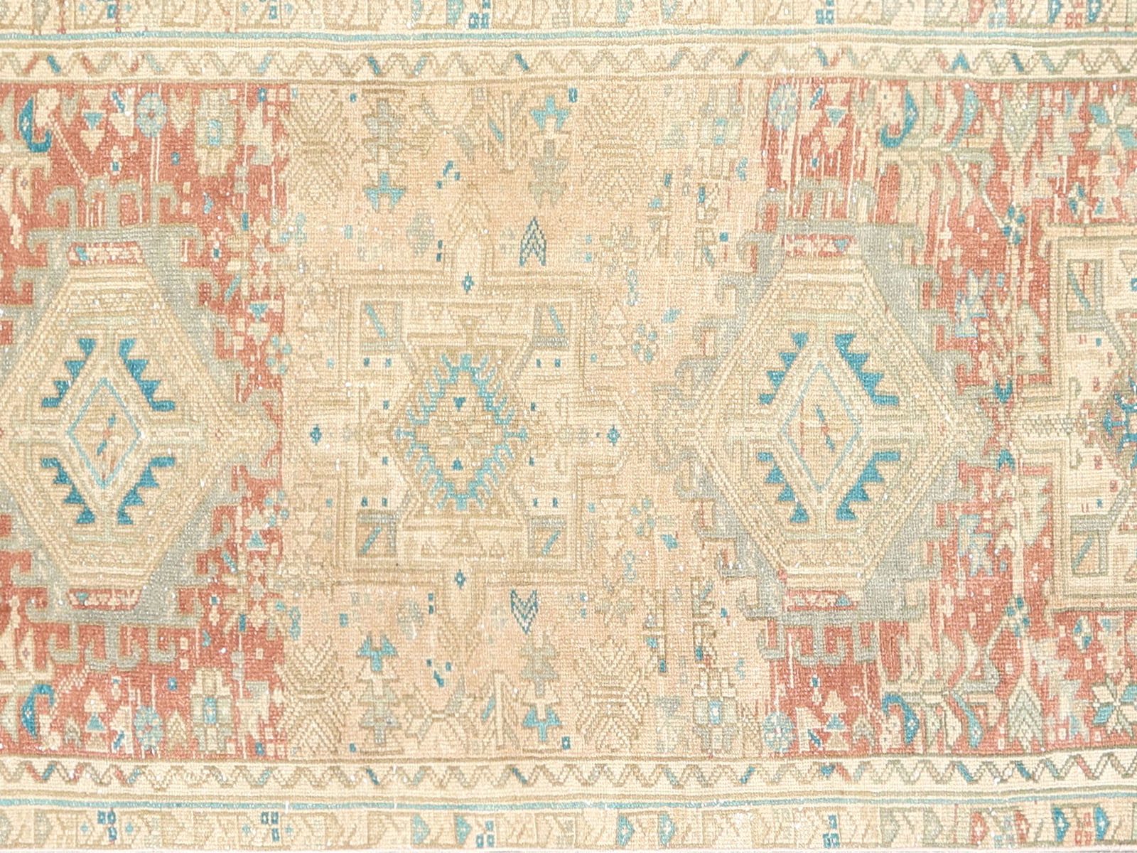 Vintage Persian Karadja Runner - 2'11" x 15'8"