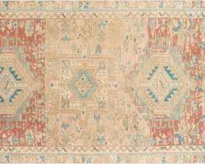 Vintage Persian Karadja Runner - 2'11" x 15'8" - 240352