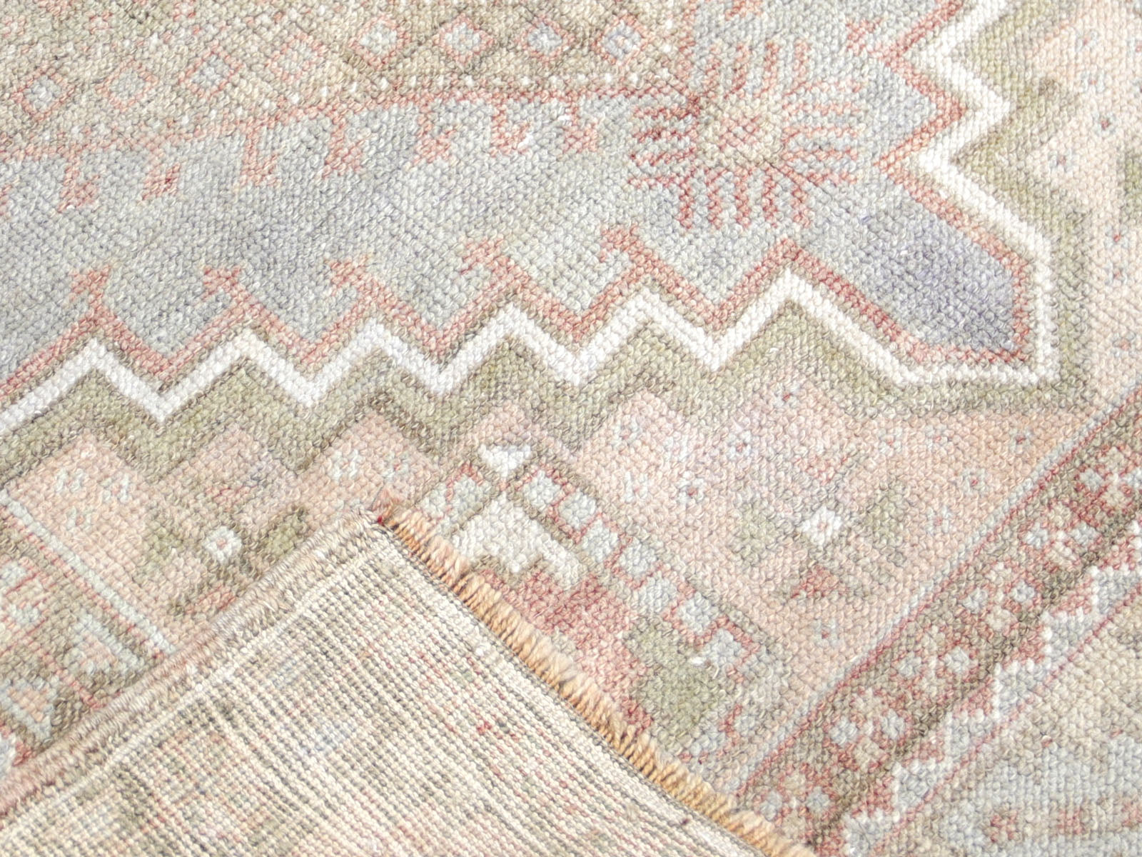 Vintage Turkish Oushak Rug - 3'8" x 5'10"