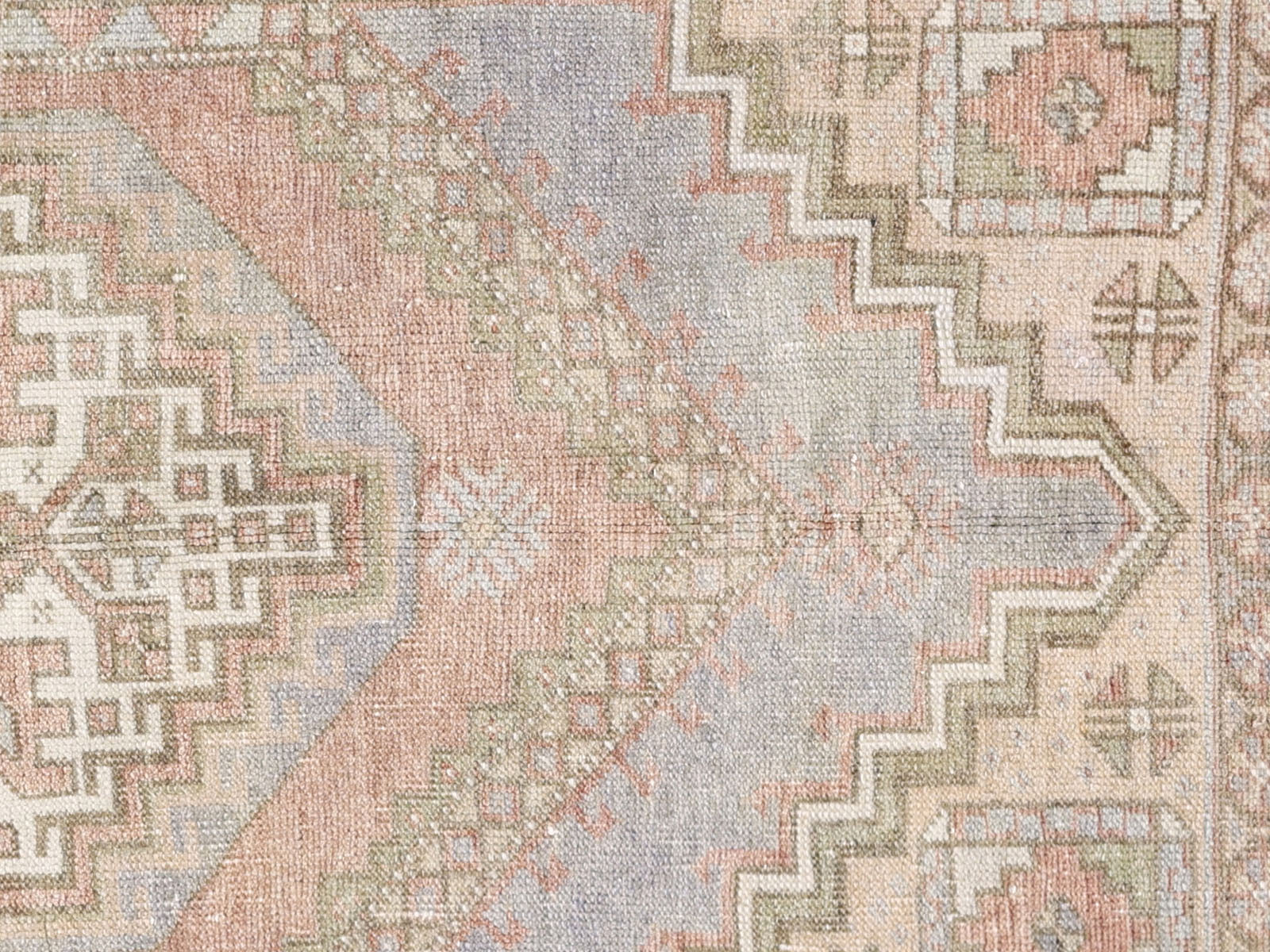 Vintage Turkish Oushak Rug - 3'8" x 5'10"