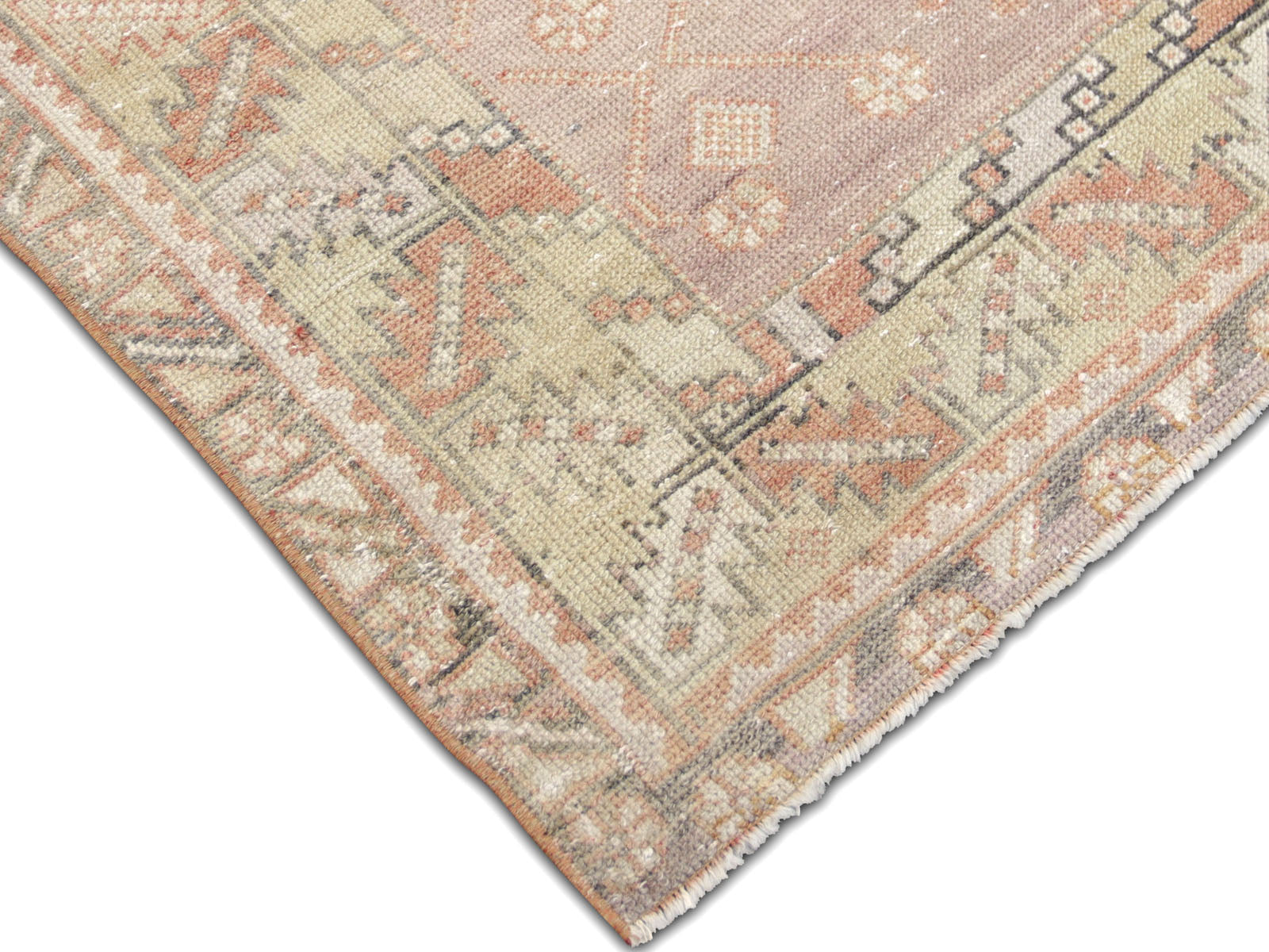 Vintage Turkish Oushak Rug - 3'5" x 5'9"