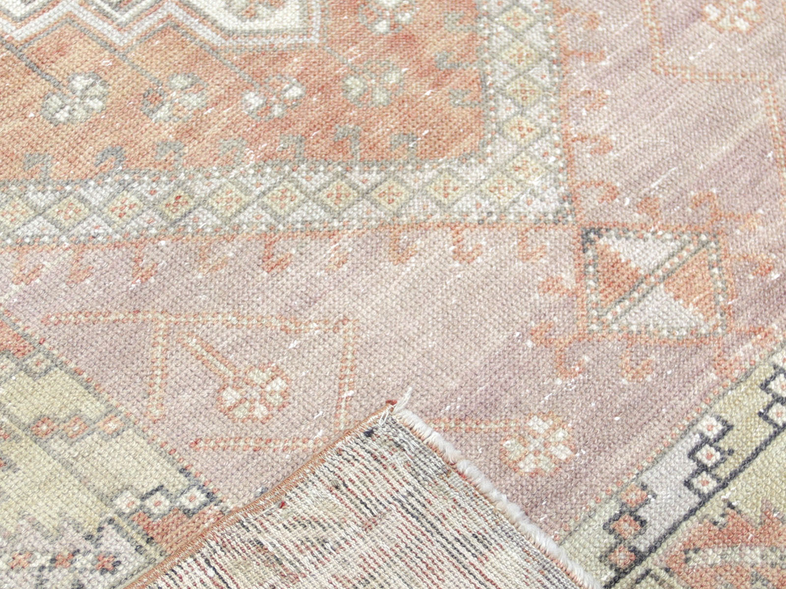 Vintage Turkish Oushak Rug - 3'5" x 5'9"