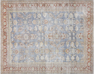 Antique Persian Mahal Rug - 9'1" x 11'5" - 240359