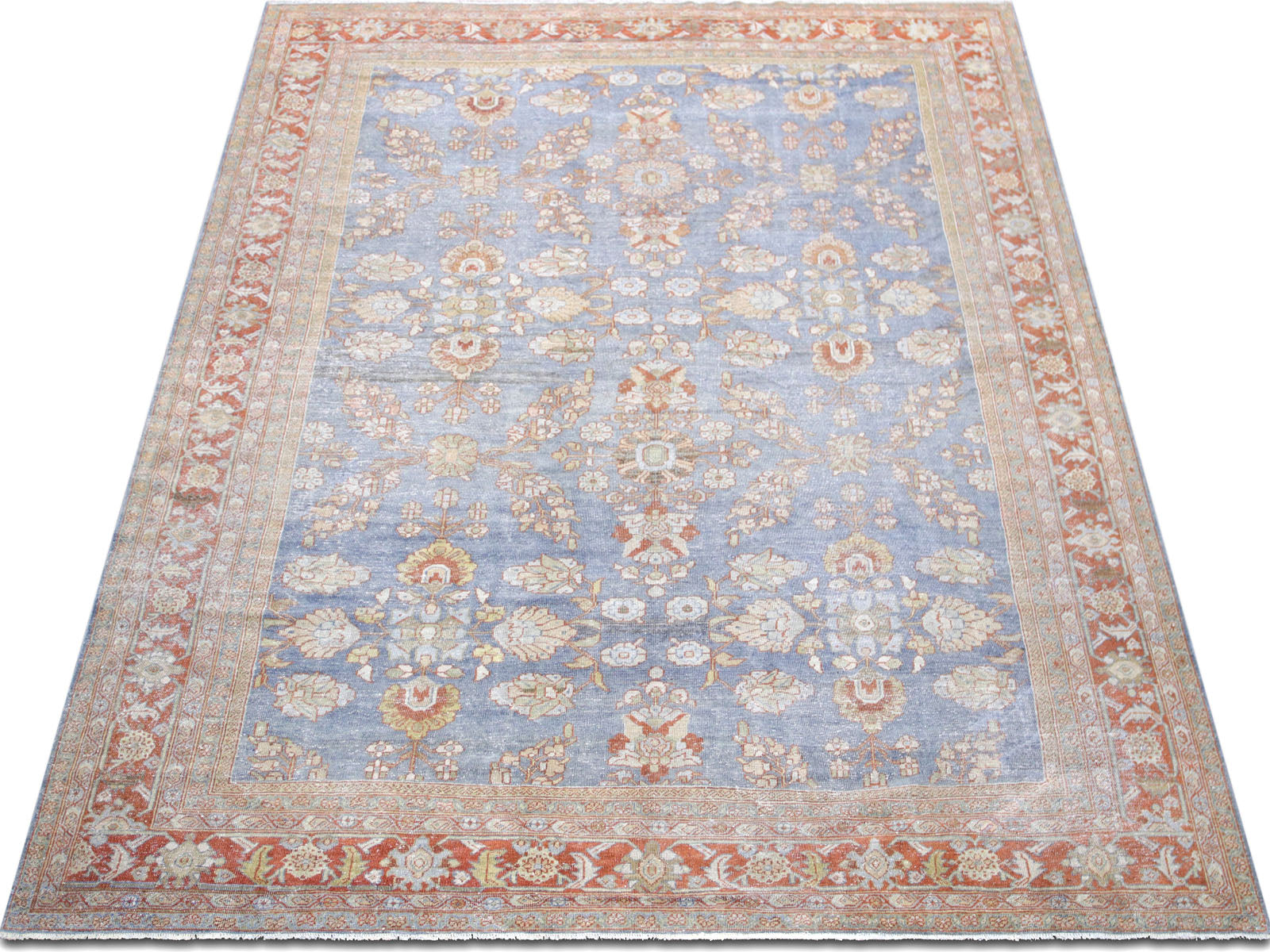 Antique Persian Mahal Rug - 9'1" x 11'5" - 240359