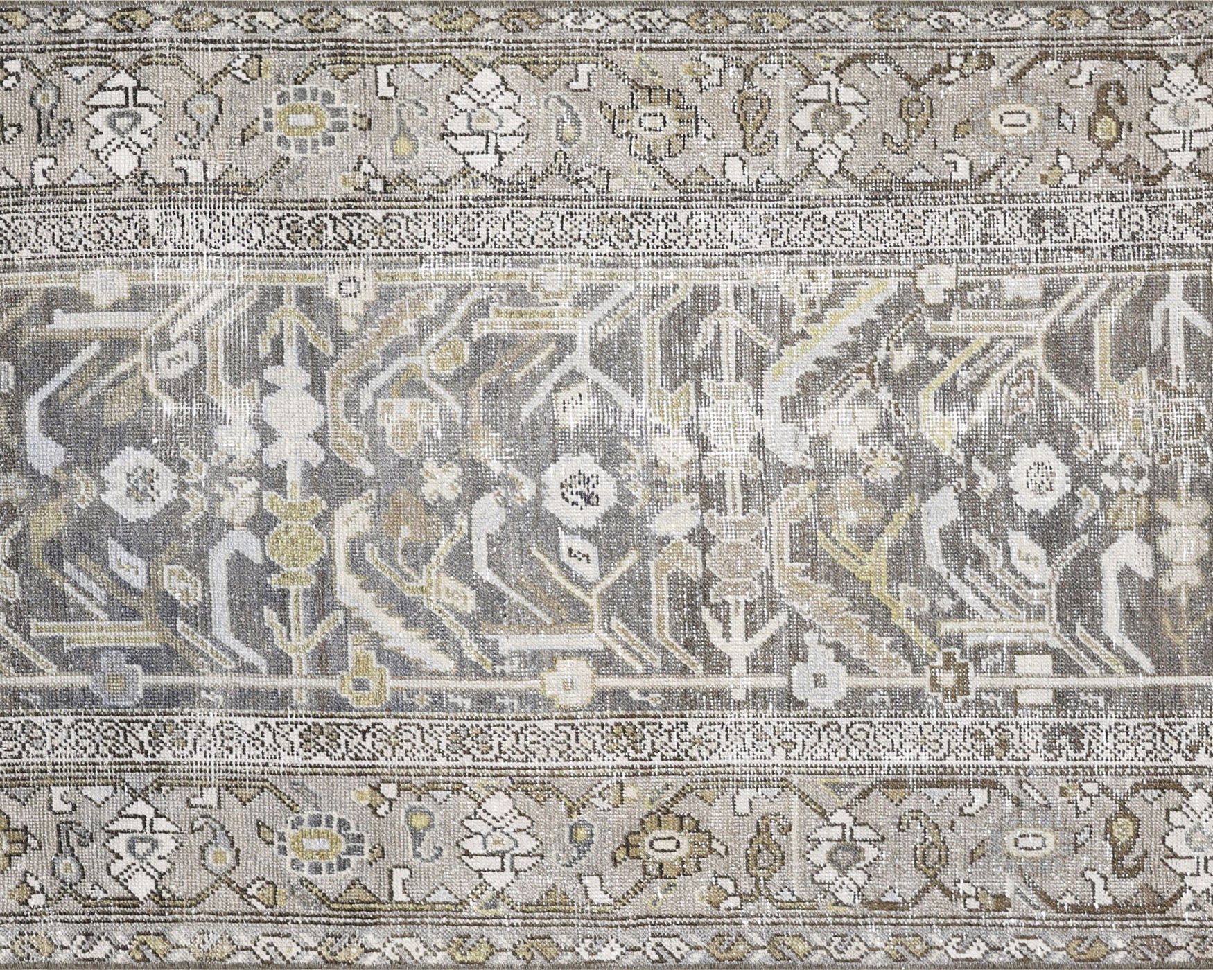 Antique Persian Melayer Runner - 3'2" x 16'5"