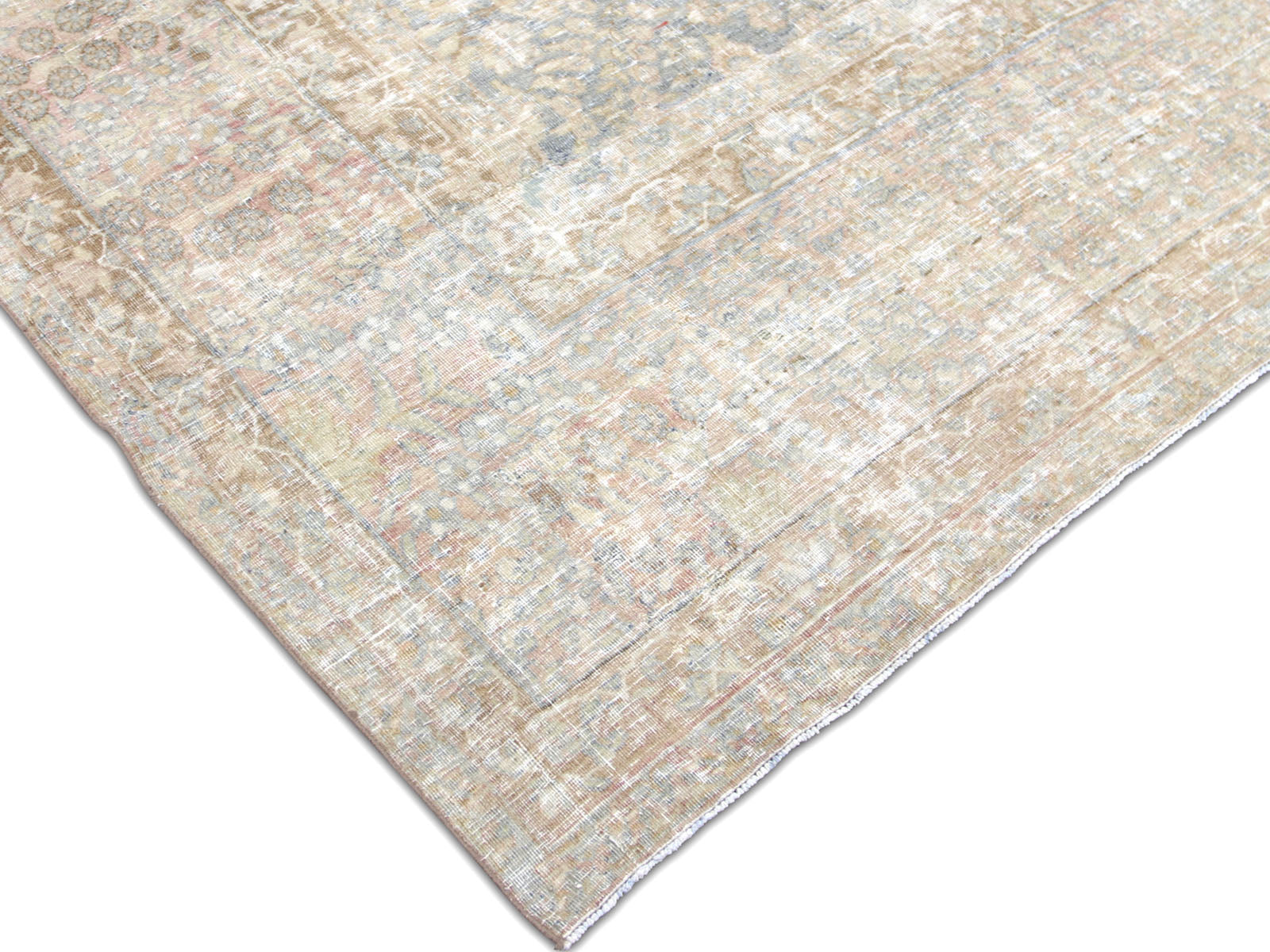 Antique Persian Tabriz Rug - 10'2" x 12'8"
