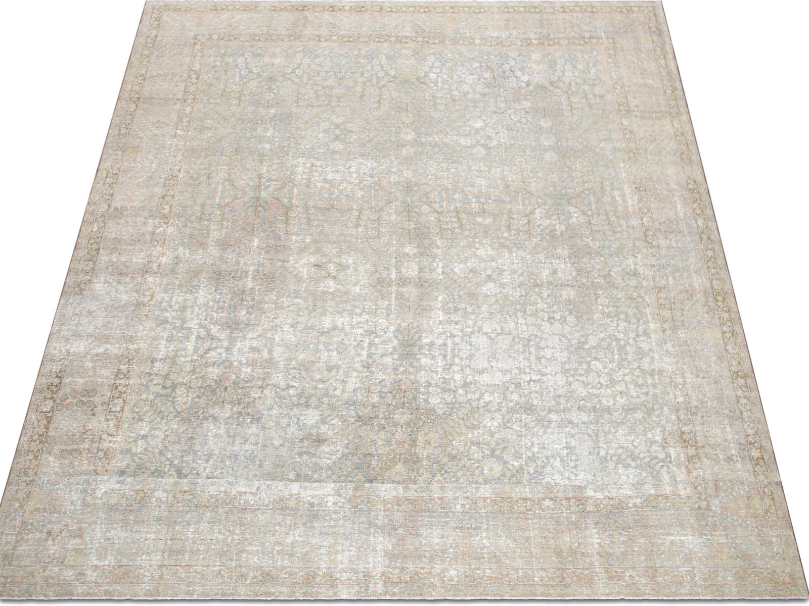 Antique Persian Tabriz Rug - 10'2" x 12'8"