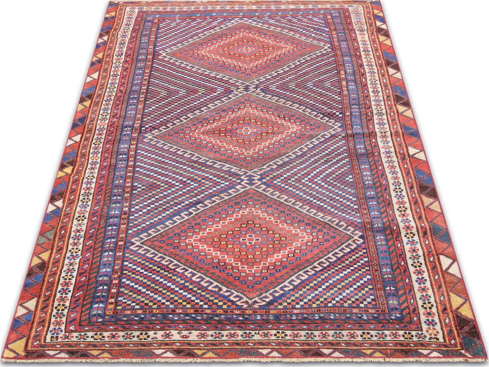 Antique Persian Shiraz Rug - 4'5" x 8'10"