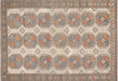 Semi Antique Afgan Beshir Rug - 6'11" x 9'10"