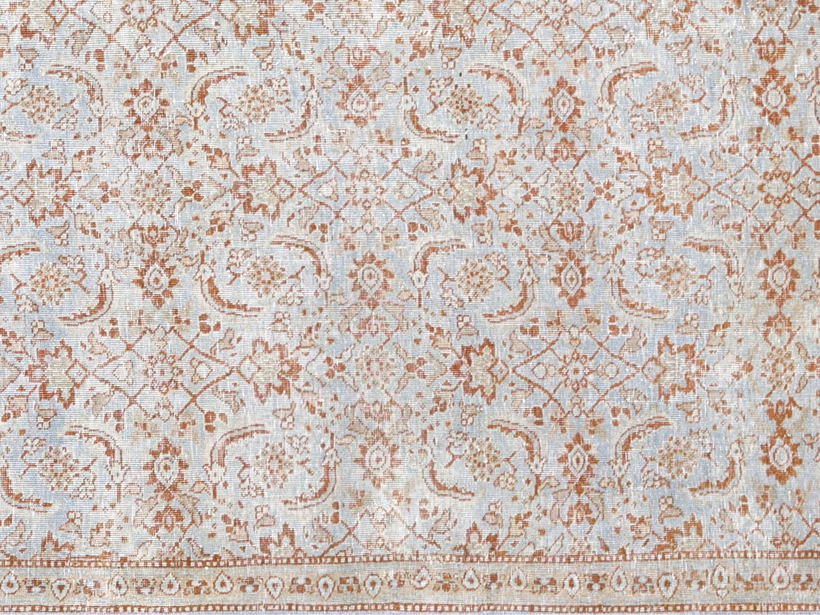Semi Antique Persian Tabriz Rug - 5'3" x 8'7"