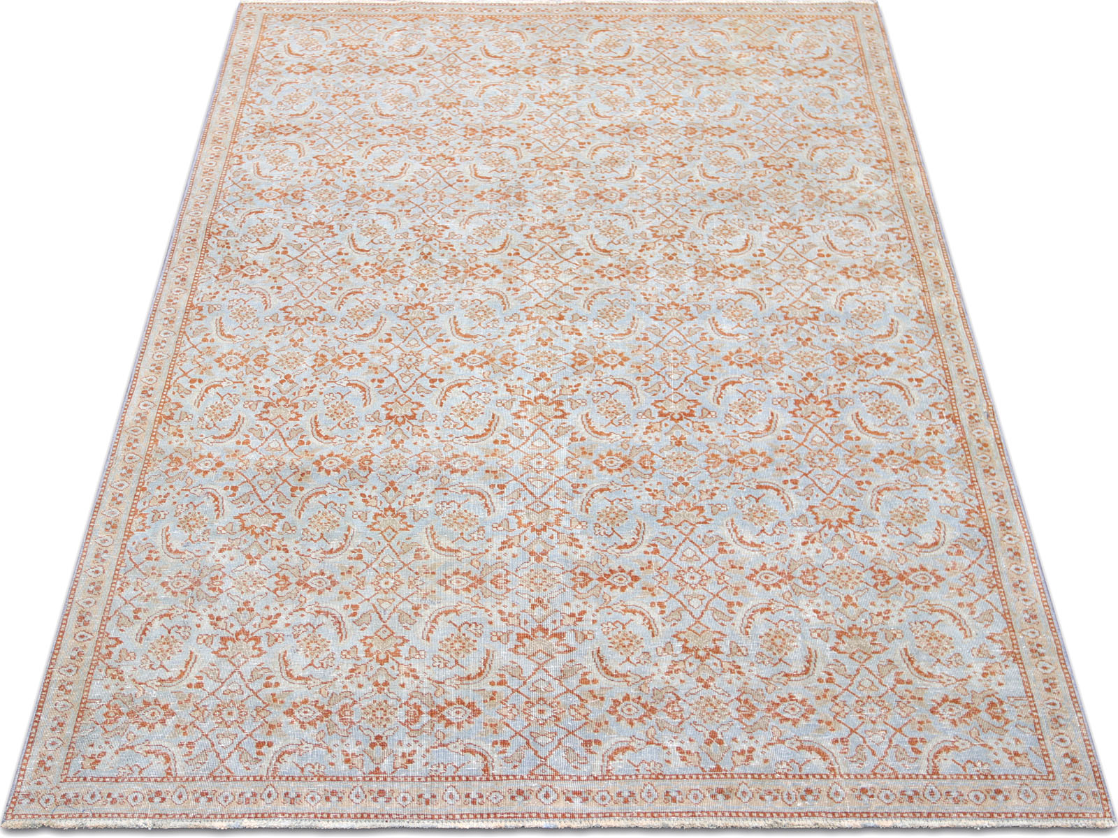 Semi Antique Persian Tabriz Rug - 5'3" x 8'7"