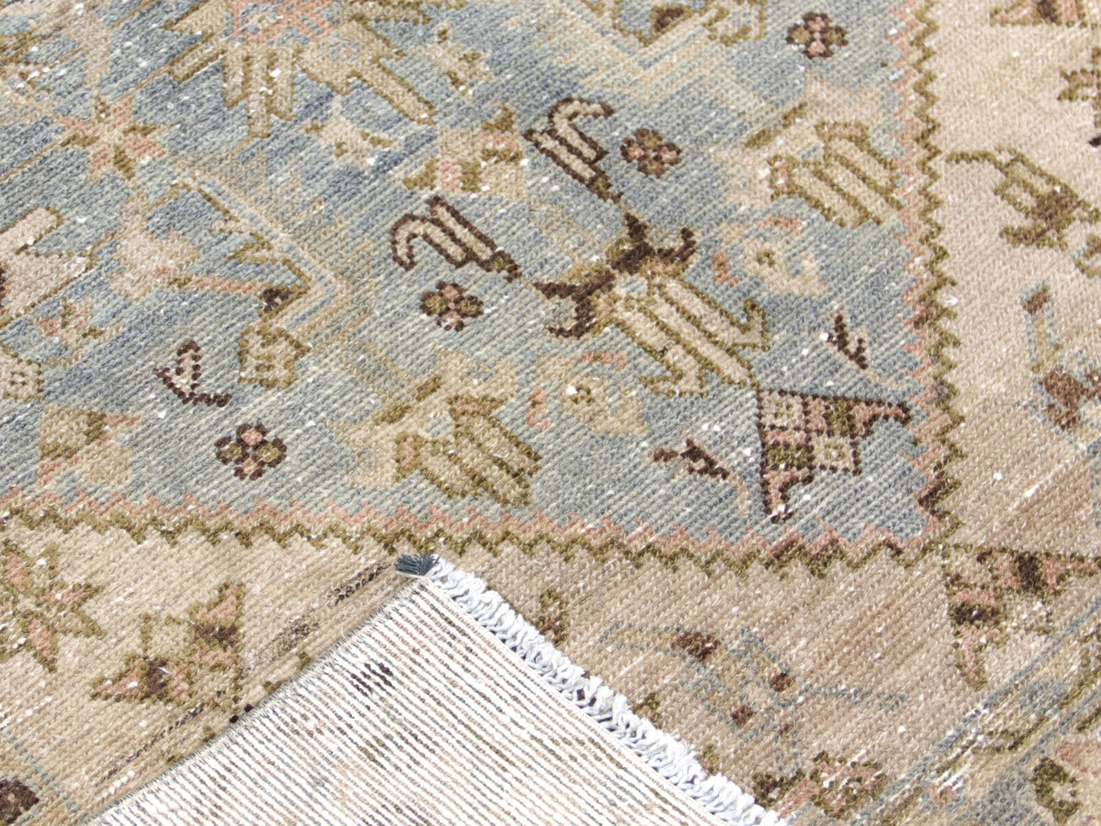 Semi Antique Persian Melayer Runner - 3'8" x 10'8"