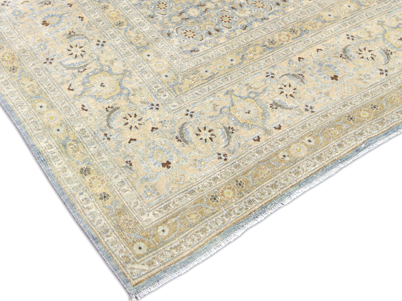 Semi Antique Persian Tabriz Rug - 12' x 16'2"