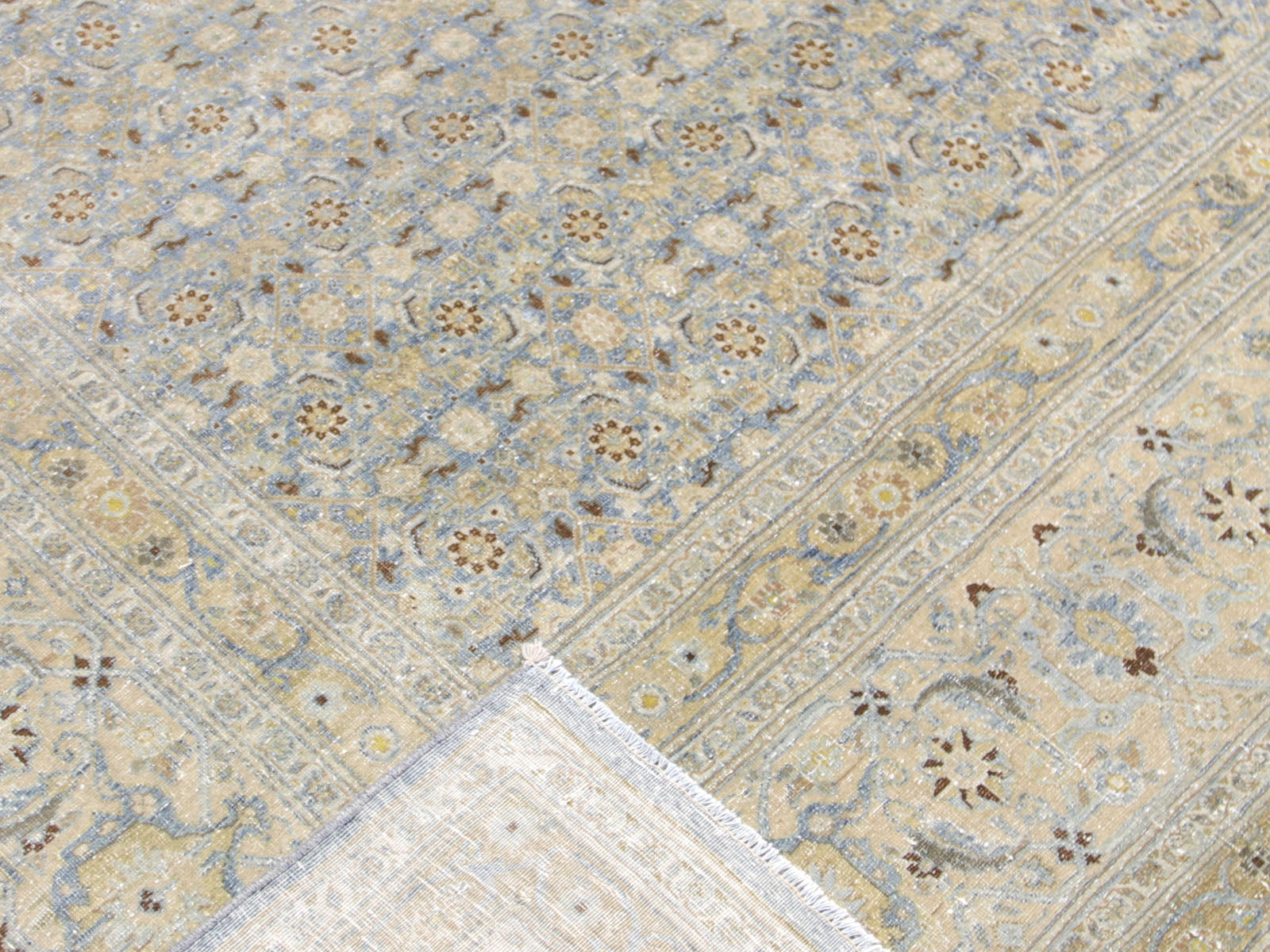 Semi Antique Persian Tabriz Rug - 12' x 16'2"