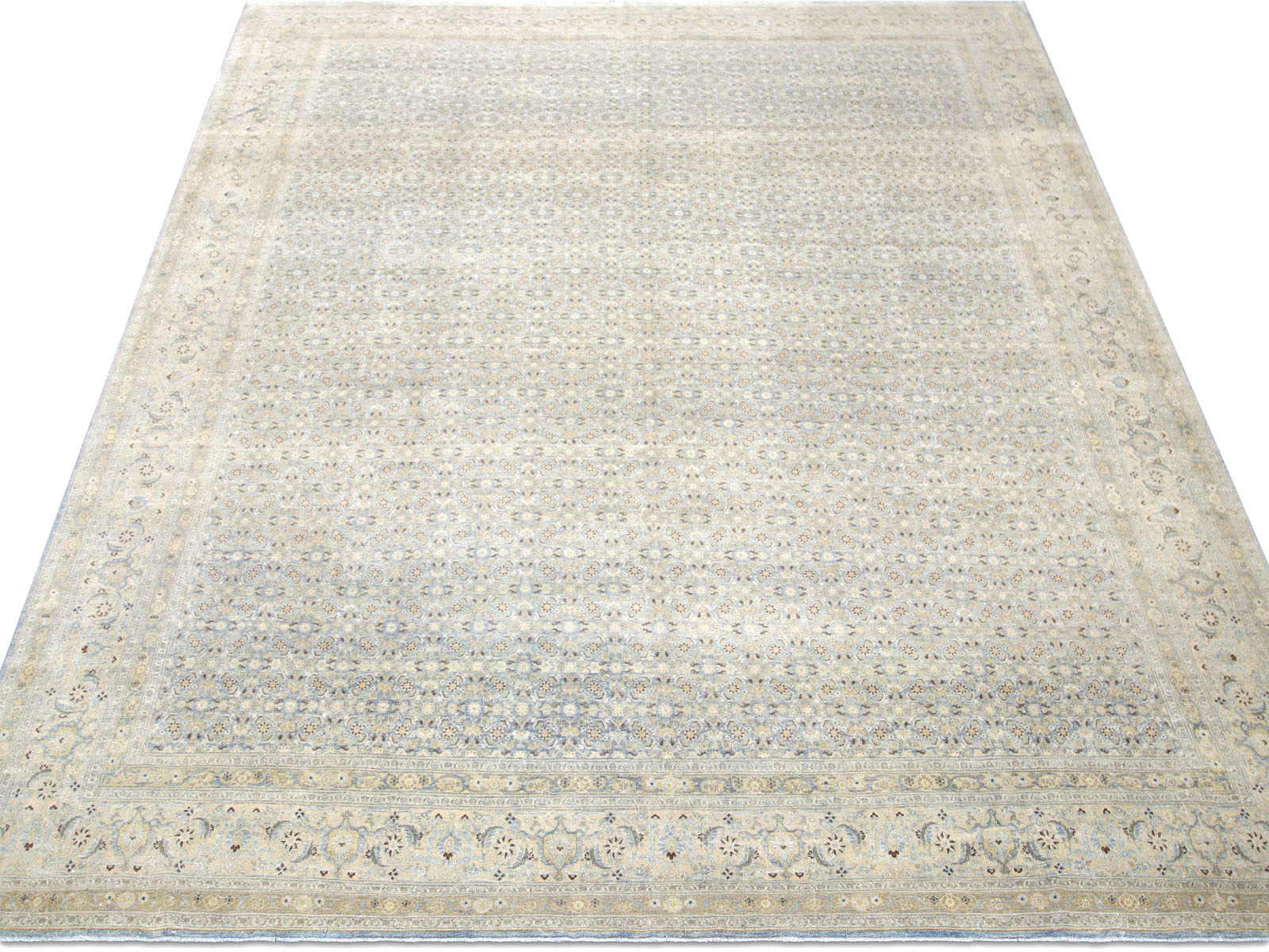 Semi Antique Persian Tabriz Rug - 12' x 16'2"